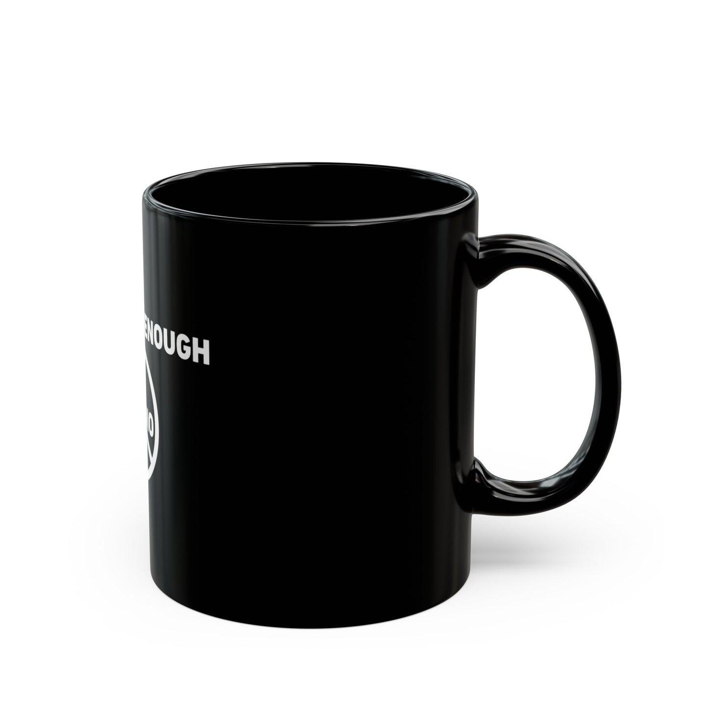 Heart Big Enough - Funny No Cardio Coffee Mug (Black, 11oz/15oz)