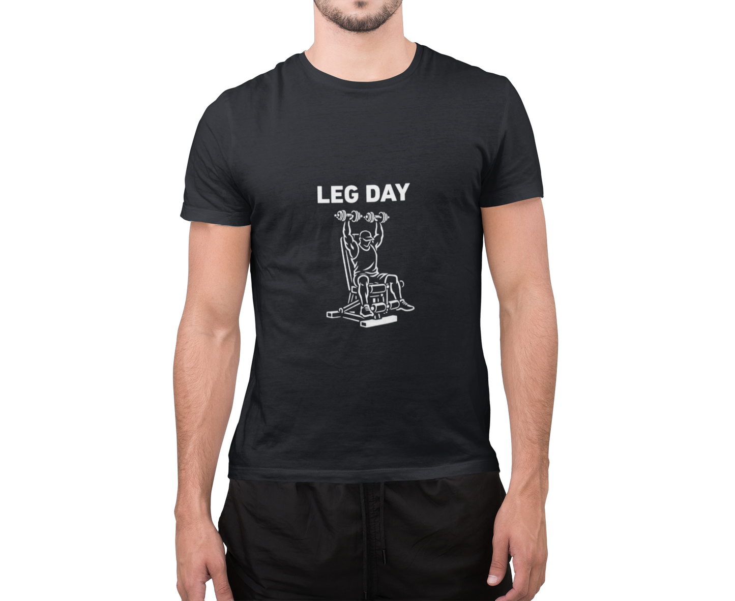 T-Shirt — "Leg Day" All Arms Fitness Tee